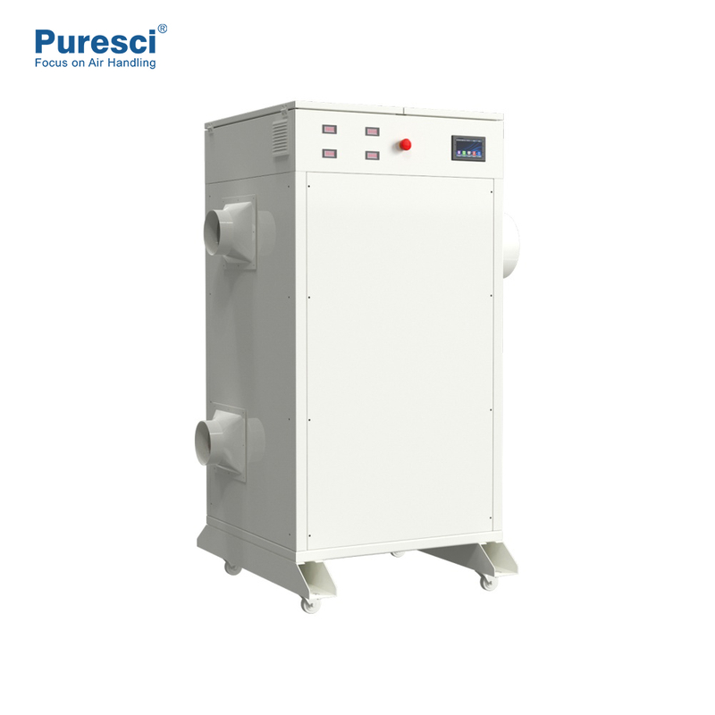 NUEVA ÁRAPE DE CHINA El fabricante de gran área de sílice industrial de sílice desecante deshumidificador rotativo con control de humedad