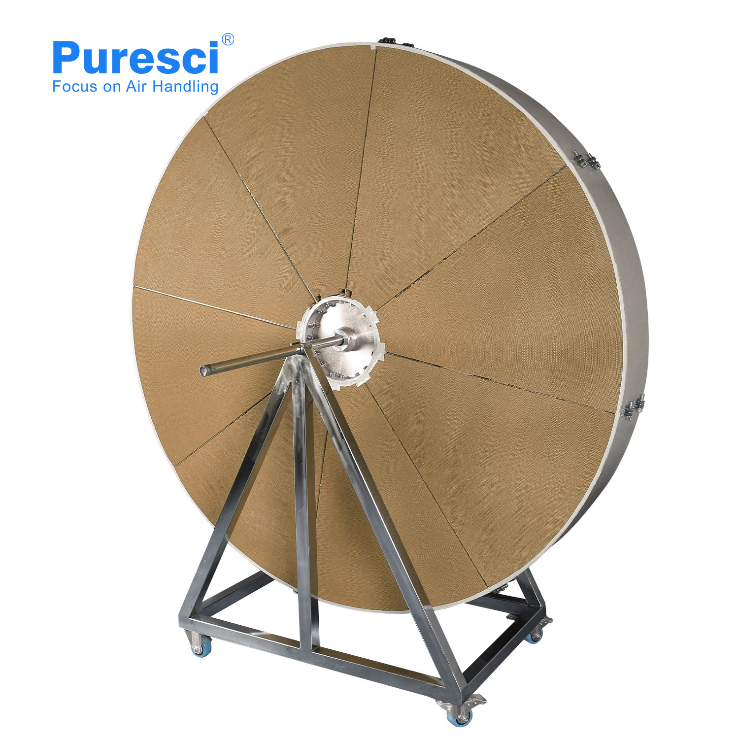 El rotor de gel de sílice que proporciona una solución de deshumidificación de alta eficiencia de Puresci