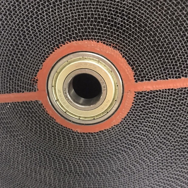 Pasteles calientes simulan el rotor desecante de panal personalizado 2450 * 300mm