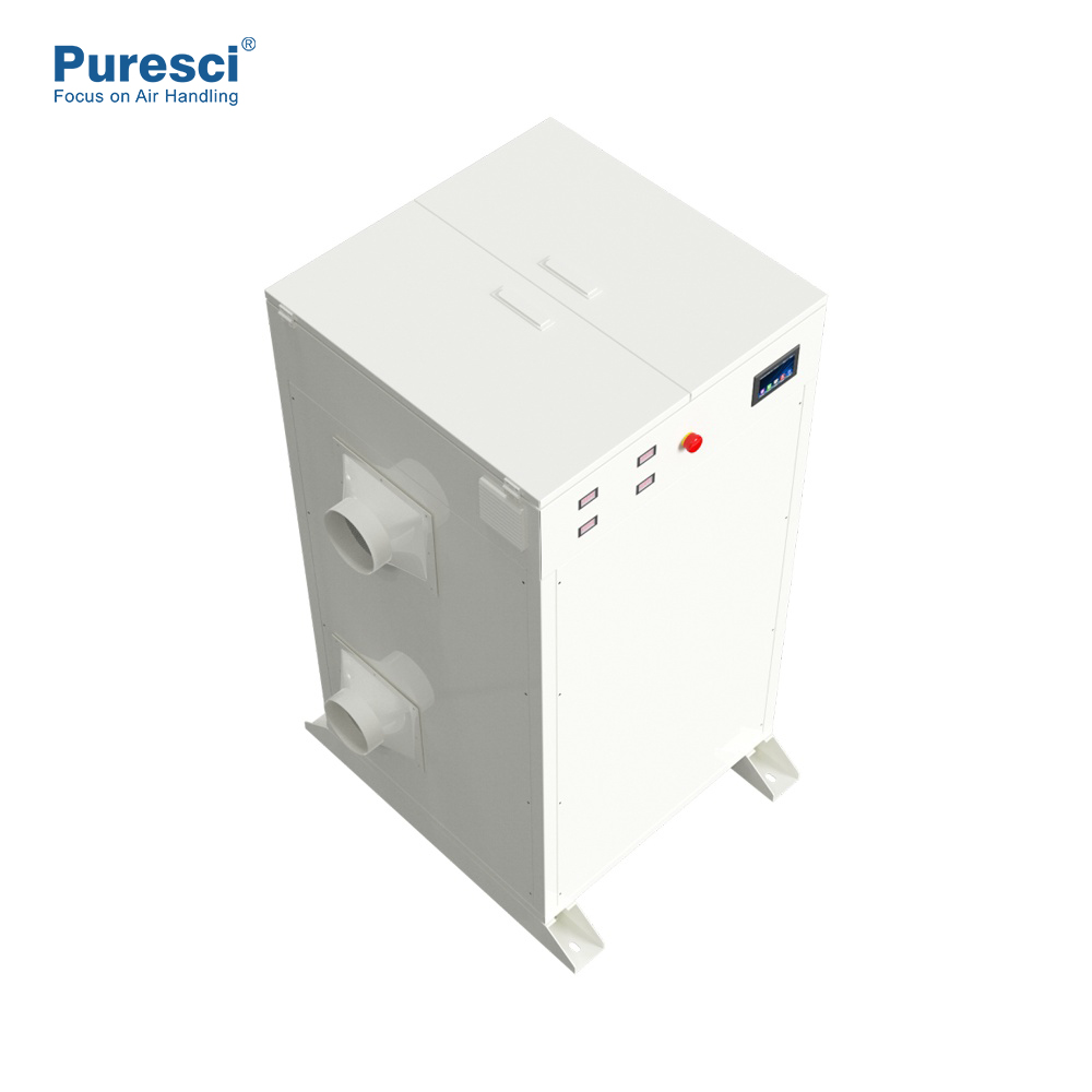 NUEVA ÁRAPE DE CHINA El fabricante de gran área de sílice industrial de sílice desecante deshumidificador rotativo con control de humedad